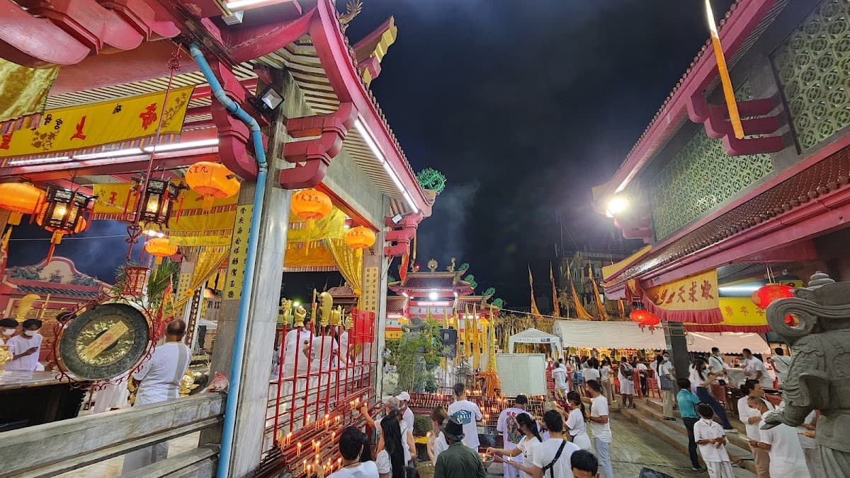 Inside a shrine during the Vegetarian Festival