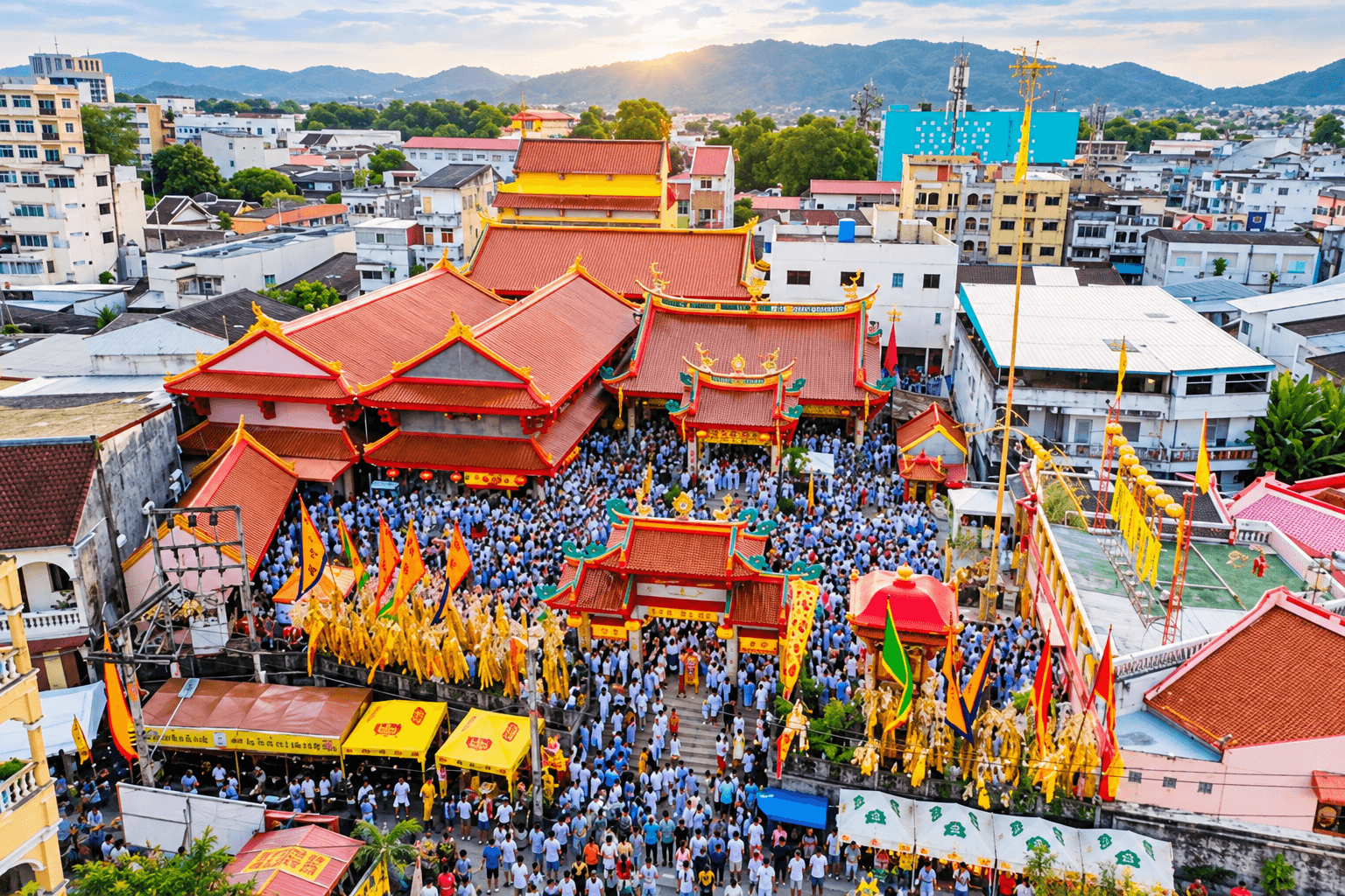 Jui Tui Shrine, one of the festival's most important venues