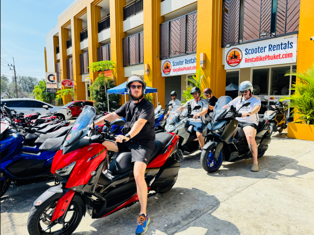 Expats renting scooters in Phuket – the most popular way to get around the island